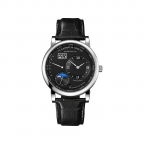 朗格/A.Lange&sohne LANGE 1 PERPETUAL CALENDAR系列 41.9MM 铂金950表背: 蓝宝石水晶玻璃 自动机械机芯 男表 345.036 E